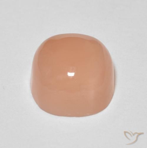 Pedra da Lua pêssego laranja Natural 1.92ct, Almofada, Translúcido