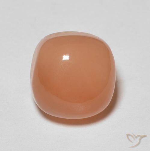 1.90ct Natural Laranja claro Pedra da Lua, Almofada, Translúcido