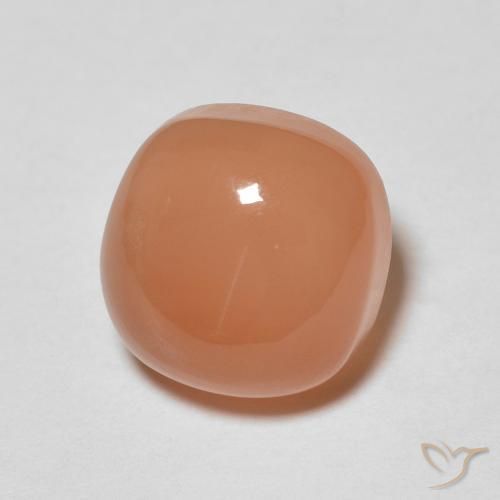 Pedra da Lua Laranja claro Natural 1.90ct, Almofada, Translúcido