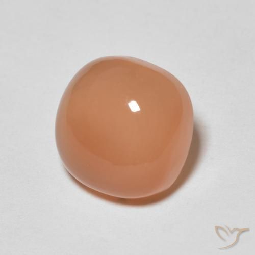 Pedra da Lua pêssego laranja Natural 2.08ct, Almofada, Translúcido