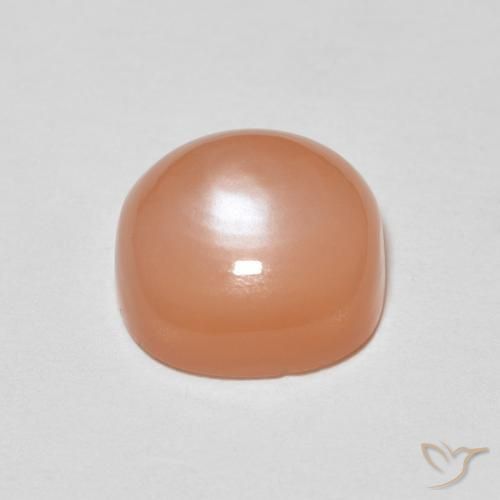 Pedra da Lua pêssego laranja Natural 2.08ct, Almofada, Translúcido