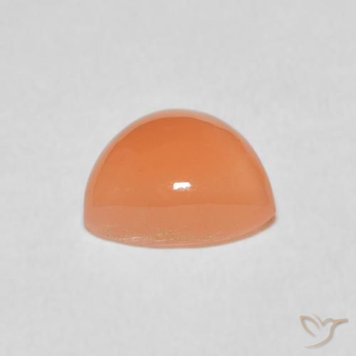 Pedra da Lua Laranja claro Natural 1.40ct, Trilhão, Translúcido