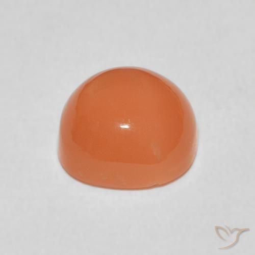 Pedra da Lua Laranja claro Natural 2.24ct, Almofada, Translúcido