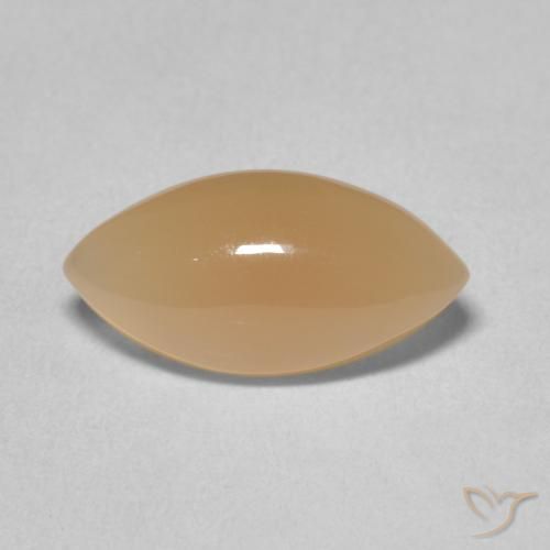 2.91ct Natural Laranja Médio Pedra da Lua, Marquesa, Translúcido