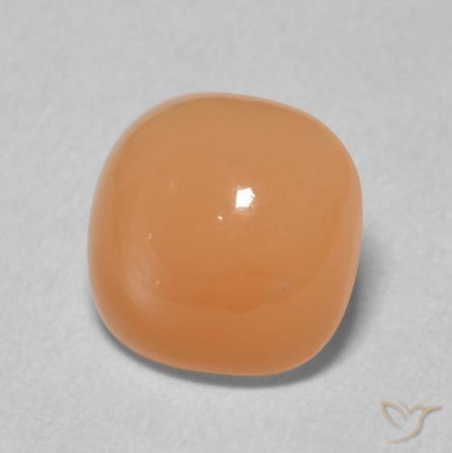 Pedra da Lua Laranja Médio Natural 2.01ct, Almofada, Translúcido