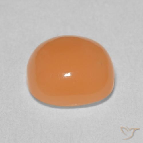 Pedra da Lua Laranja Médio Natural 2.01ct, Almofada, Translúcido