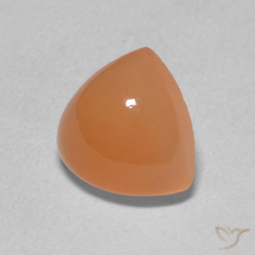 Pedra da Lua Laranja claro Natural 1.92ct, Trilhão, Translúcido