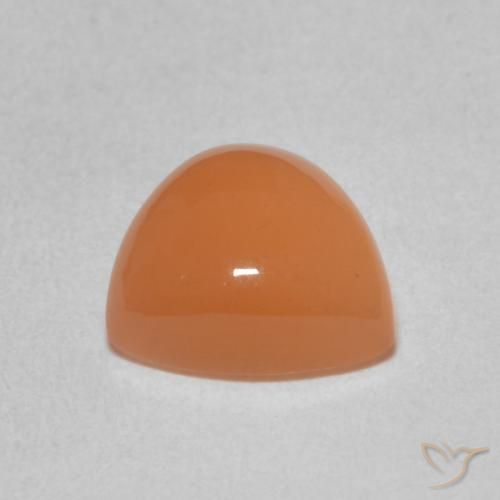 Pedra da Lua Laranja claro Natural 1.92ct, Trilhão, Translúcido