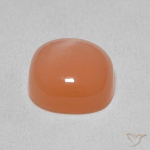Pedra da Lua Laranja claro Natural 2.34ct, Almofada, Translúcido