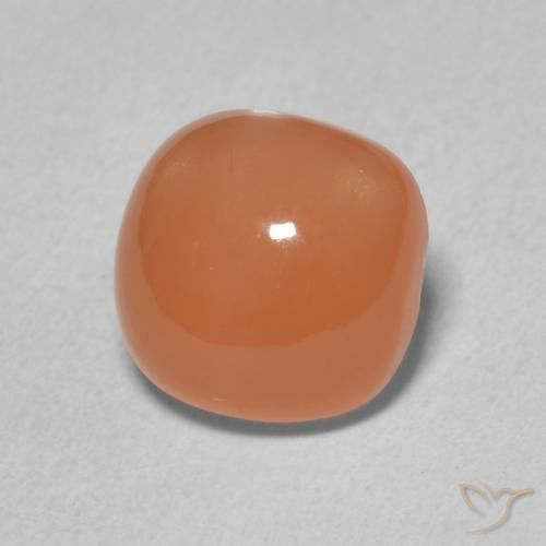 Pedra da Lua Laranja claro Natural 2.16ct, Almofada, Translúcido