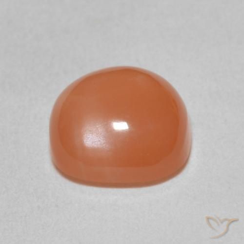 Pedra da Lua Laranja claro Natural 2.16ct, Almofada, Translúcido