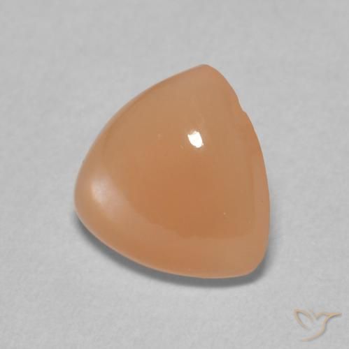 Pedra da Lua Medium Light-Orange Natural 1.48ct, Trilhão, Translúcido