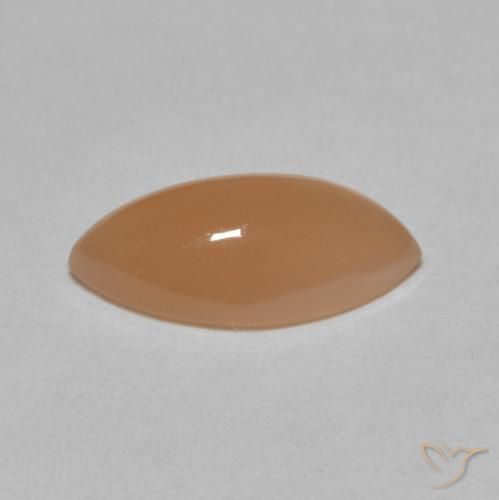 Pedra da Lua Medium Light-Orange Natural 2.79ct, Marquesa, Translúcido
