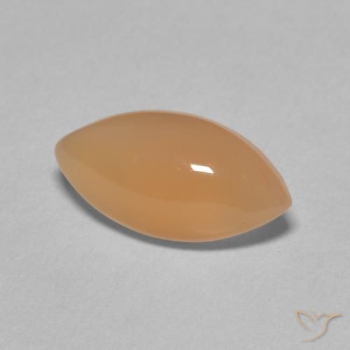 Pedra da Lua Medium Light-Orange Natural 2.66ct, Marquesa, Translúcido