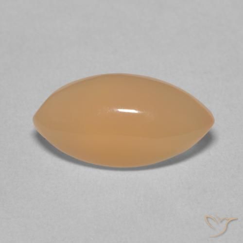 2.72ct Natural Medium Light-Orange Pedra da Lua, Marquesa, Translúcido
