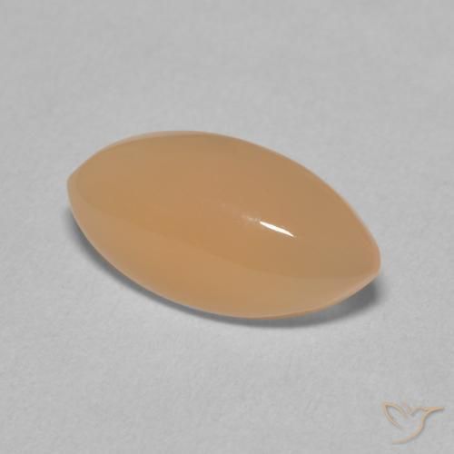 Pedra da Lua Medium Light-Orange Natural 2.72ct, Marquesa, Translúcido