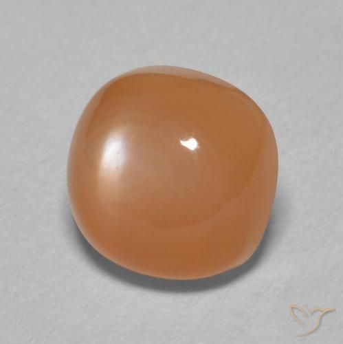 Pedra da Lua Laranja claro Natural 2.36ct, Almofada, Translúcido