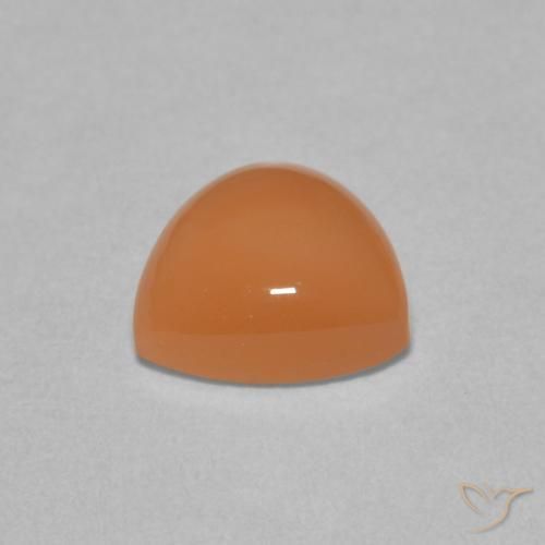 Pedra da Lua laranja avermelhado Natural 1.71ct, Trilhão, Translúcido