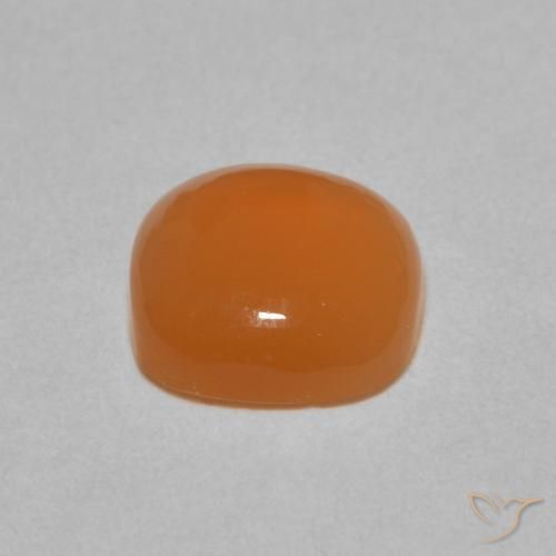 Pedra da Lua Laranja claro Natural 2.00ct, Almofada, Translúcido