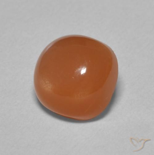 Pedra da Lua Laranja Profundo Natural 2.43ct, Almofada, Translúcido