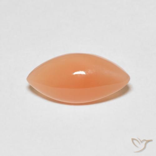 2.48ct Natural Laranja claro Pedra da Lua, Marquesa, Translúcido