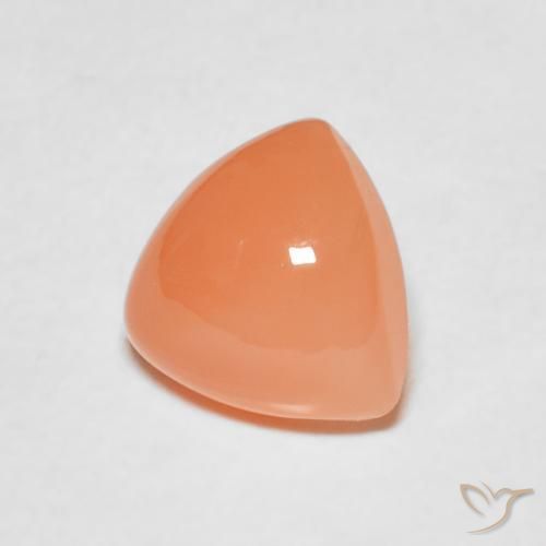 Pedra da Lua Laranja claro Natural 1.80ct, Trilhão, Translúcido