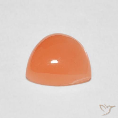 Pedra da Lua Laranja claro Natural 1.80ct, Trilhão, Translúcido