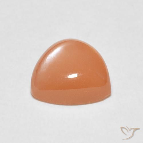 Pedra da Lua pêssego laranja Natural 1.98ct, Trilhão, Translúcido