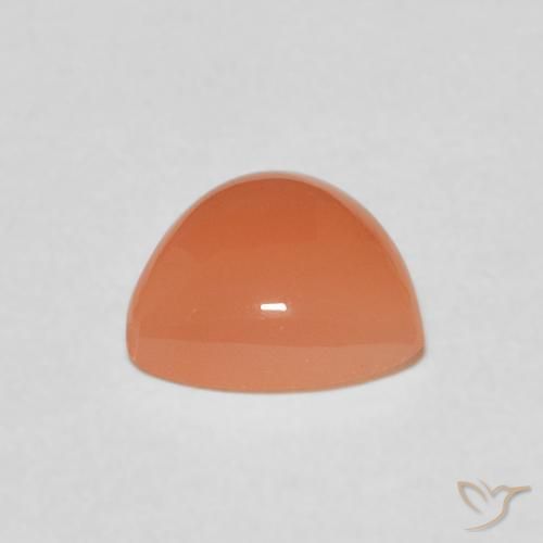 Pedra da Lua Laranja claro Natural 1.36ct, Trilhão, Translúcido
