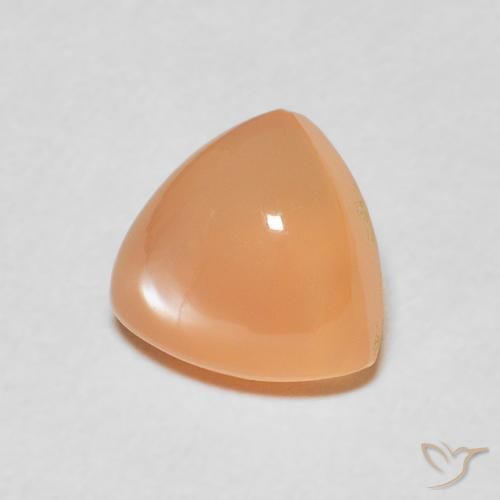 Pedra da Lua Laranja claro Natural 1.86ct, Trilhão, Translúcido