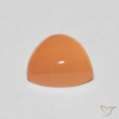 Pedra da Lua Laranja claro Natural 1.86ct, Trilhão, Translúcido