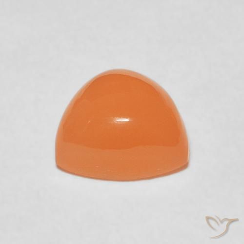 Pedra da Lua Laranja claro Natural 2.02ct, Trilhão, Translúcido