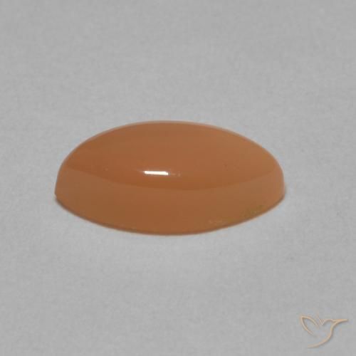 Pedra da Lua Laranja claro Natural 1.32ct, Marquesa, Translúcido