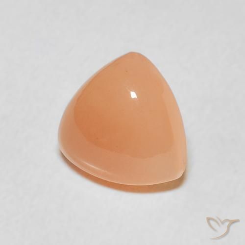 Pedra da Lua Medium Light-Orange Natural 1.53ct, Trilhão, Translúcido