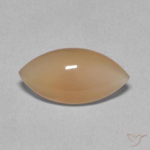 2.34ct Natural Laranja claro Pedra da Lua, Marquesa, Translúcido