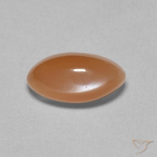 1.72ct Natural Laranja claro Pedra da Lua, Marquesa, Translúcido
