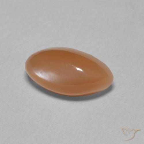 Pedra da Lua Laranja claro Natural 1.72ct, Marquesa, Translúcido