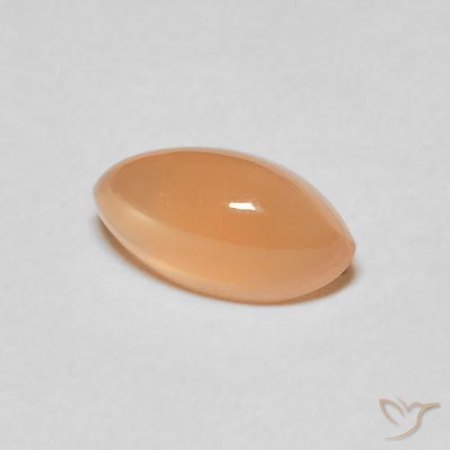 Pedra da Lua Medium Light-Orange Natural 1.75ct, Marquesa, Translúcido