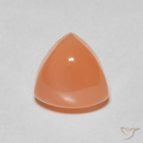 2.07ct Natural Laranja claro Pedra da Lua, Trilhão, Translúcido