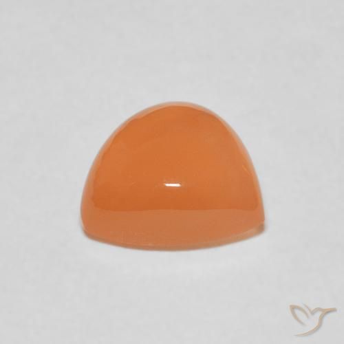 Pedra da Lua Medium Light-Orange Natural 1.86ct, Trilhão, Translúcido