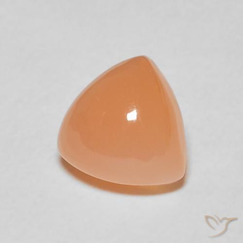 Pedra da Lua Medium Light-Orange Natural 2.21ct, Trilhão, Translúcido