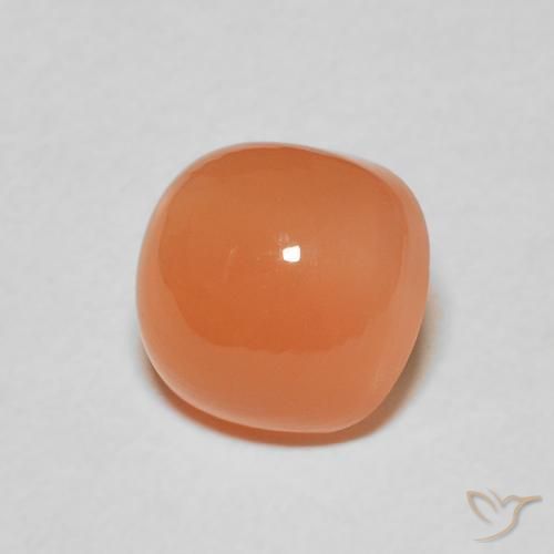 Pedra da Lua Laranja claro Natural 2.52ct, Almofada, Translúcido