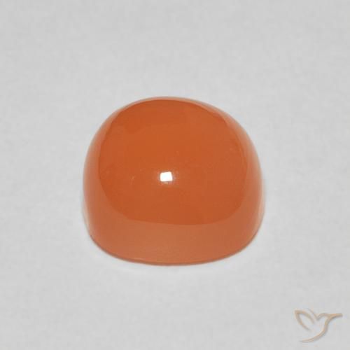 Pedra da Lua Laranja claro Natural 2.52ct, Almofada, Translúcido