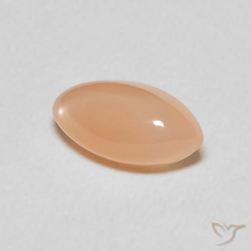 Pedra da Lua Medium Light-Orange Natural 1.51ct, Marquesa, Translúcido