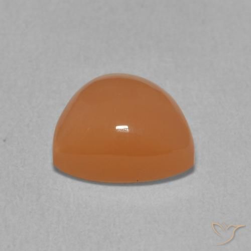 Pedra da Lua laranja avermelhado Natural 1.77ct, Trilhão, Translúcido