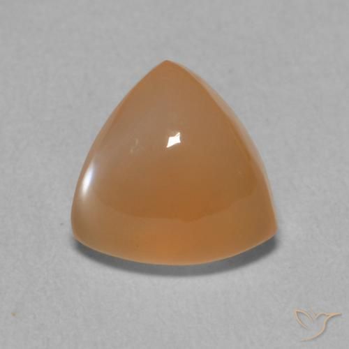 1.81ct Natural Laranja Médio Pedra da Lua, Trilhão, Translúcido