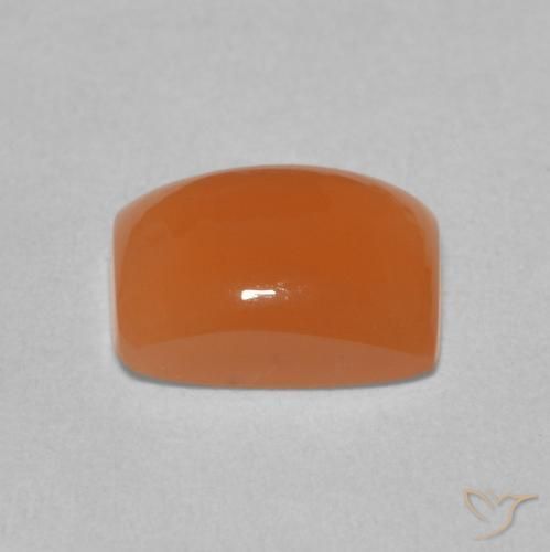 Pedra da Lua Laranja claro Natural 2.00ct, Almofada, Translúcido