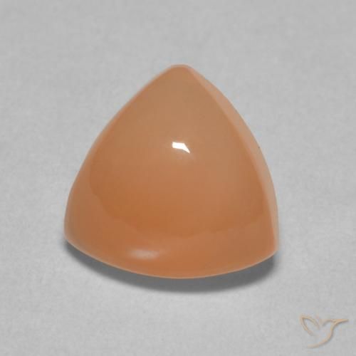 1.81ct Natural Laranja Avermelhado Claro Pedra da Lua, Trilhão, Translúcido
