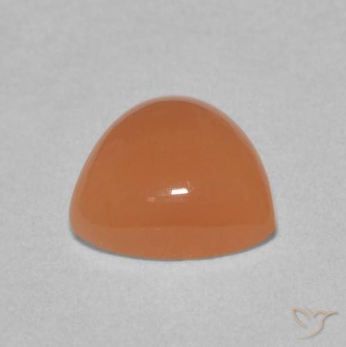 Pedra da Lua Laranja claro Natural 1.54ct, Trilhão, Translúcido