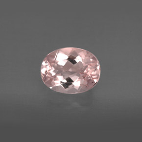 Morganita Luz rosa Natural 1.70ct, Corte Oval, VVS